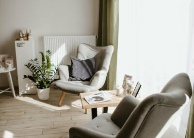 Fotografie interiéru kadeřnictví