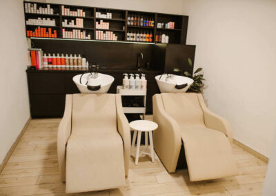 Fotografie interiéru kadeřnictví